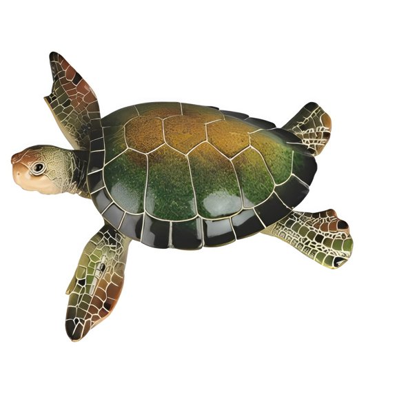 FC Design 11"W Green Sea Trutle Figurine Statue Sculpture Ornament Decoration Home/Room Decor and Unique Gift Ideas for Housewarming, Holidays and Birthdays