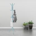 thumbnail image 4 of Unique Bargains 3-Tier Metal Coat Hat Rack Tripod Stand Hall Tree 12 hooks, 4 of 7