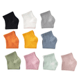 thumbnail image 4 of XmhyTop Calcetines femeninos, elásticos y cortos, completando cualquier forma suya, morado, 4 pares, 4 of 5