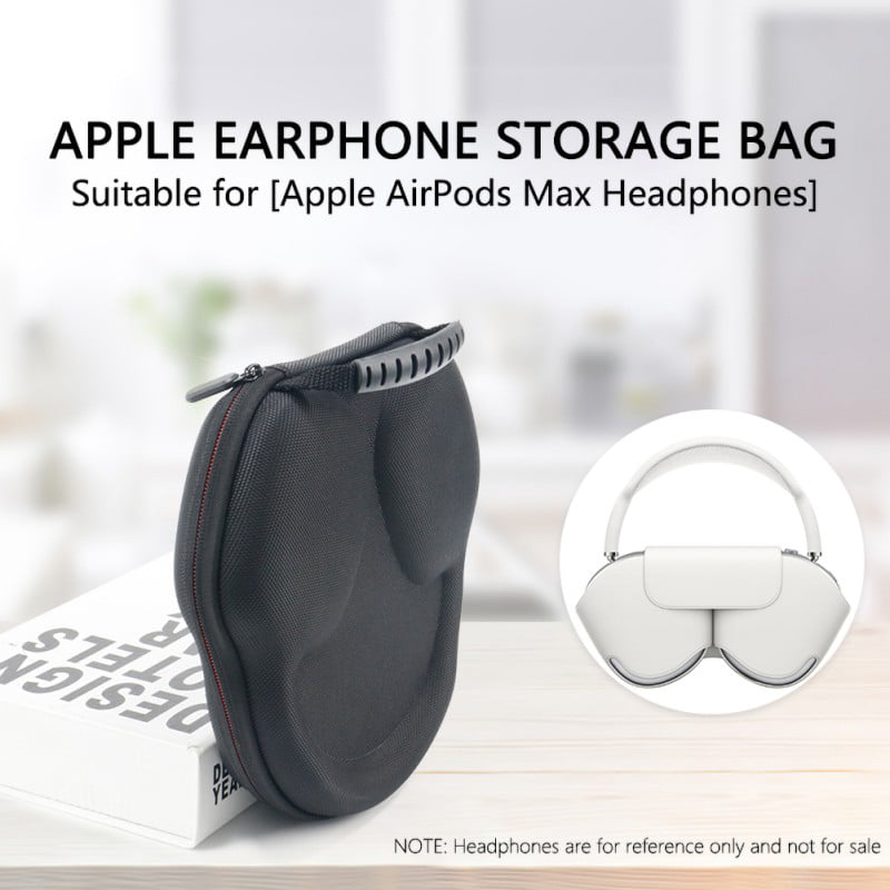 EVA Airpods Max Case,Hard Shockproof Protective Carrying Case Suitable for Apple Airpods Max Bluetooth Headphone and Cables