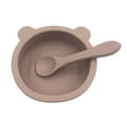 thumbnail image 1 of Mistaha Silicone Suction Bowl for Babies Toddlers Self Feeding Baby Bowl with Spoon BPA Free Dishwasher & Microwave Safe, 1 of 8