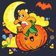 thumbnail image 2 of Toddler's Care Bears Tenderheart Bear Cute Halloween Graphic Tee Navy Blue 3T, 2 of 3