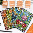 thumbnail image 4 of Kit de manualidades Josongslax, paquete de 4 cuadernos para pintar con diamantes en 5D, 4 of 6
