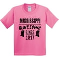 thumbnail image 3 of Inktastic Mississippi Awesome Since 1836 Youth T-Shirt, 3 of 5