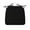 Black, variant on Pakyozj Chair Cushions for Dining Chairs, 2" Thick Seat Cushions for Kitchen Chairs, D-Shaped Chair Pads with Washable Cover, Ties and Non Slip Backing, 17'' x 16'' 1Pack