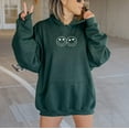 thumbnail image 4 of GOOD VIBES ONLY Graphic Unisex Fleece Hooded Sweatshirt, 4 of 10