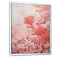 thumbnail image 2 of Designart "Fluid Art Red Coral I" Coastal Coral Under Water Floater Framed Wall Art Prints, 2 of 5
