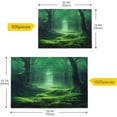 thumbnail image 5 of FREEAMG Puzzle 500 Pieces - Dense Green Forest - Wooden Jigsaw Puzzles for Family Games - Suitable for Teenagers and Adults, 20.5"x14.9", 5 of 7