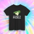 thumbnail image 1 of Stop Staring at My Pickle Funny T-Shirt S-5XL Food Humor Graphic Tee Gift, 1 of 4