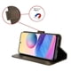 thumbnail image 5 of For TECNO Spark 30 5G KL8 Pova 6 Neo 5G Case PU Leather Diamond Texture Wallet Phone Cover - Black, 5 of 5