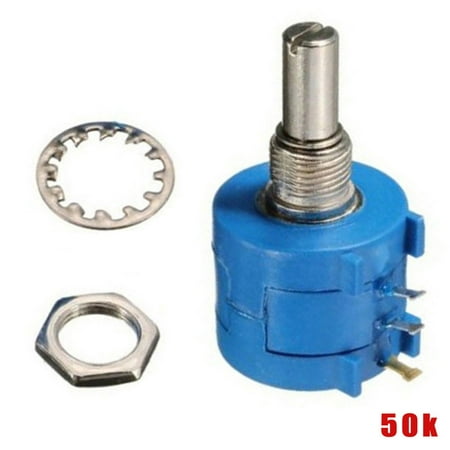 

1Pcs 10Turn Potentiometer 3590S Wirewound Variable Precision Multi-Turn Pot