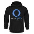 thumbnail image 1 of DC Comics Mens Black Queen Consolidated Logo Hoodie (XX-Large), 1 of 4