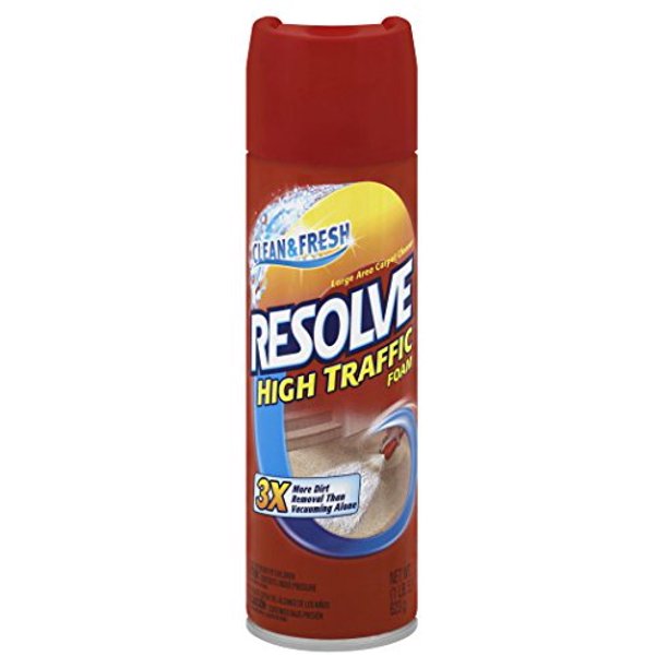 Resolve High Traffic Carpet Foam, 22 oz Can (Pack of 4)