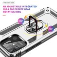 thumbnail image 4 of Funda de teléfono para Xiaomi Redmi 10C y Poco C40 de Uso Rudo Shockproof + Cristal 9D, 4 of 5