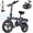 Blue, variant on INSDRGN Folding Electric Bike for Adults Teens, 650W Peak Motor, 10.4AH 48V Battery 14" Electric Bicycles, 28 Miles Range, Mini Ebike for City Commuter, UL2849, Blue