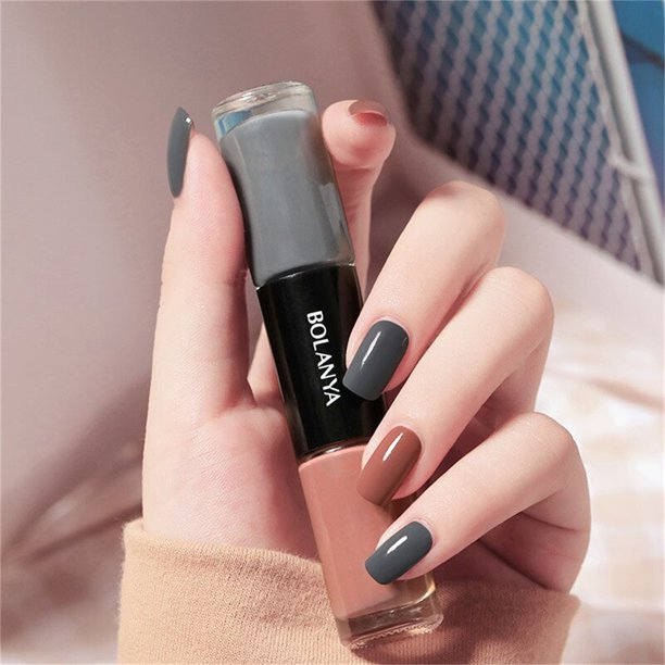 1 unidad de esmalte de uñas de doble cabeza de secado rápido sin hornear, arte de uñas duradero que no se pela, todo para manicura, esmalte de uñas de Gel Regular Gao Jinjia LED