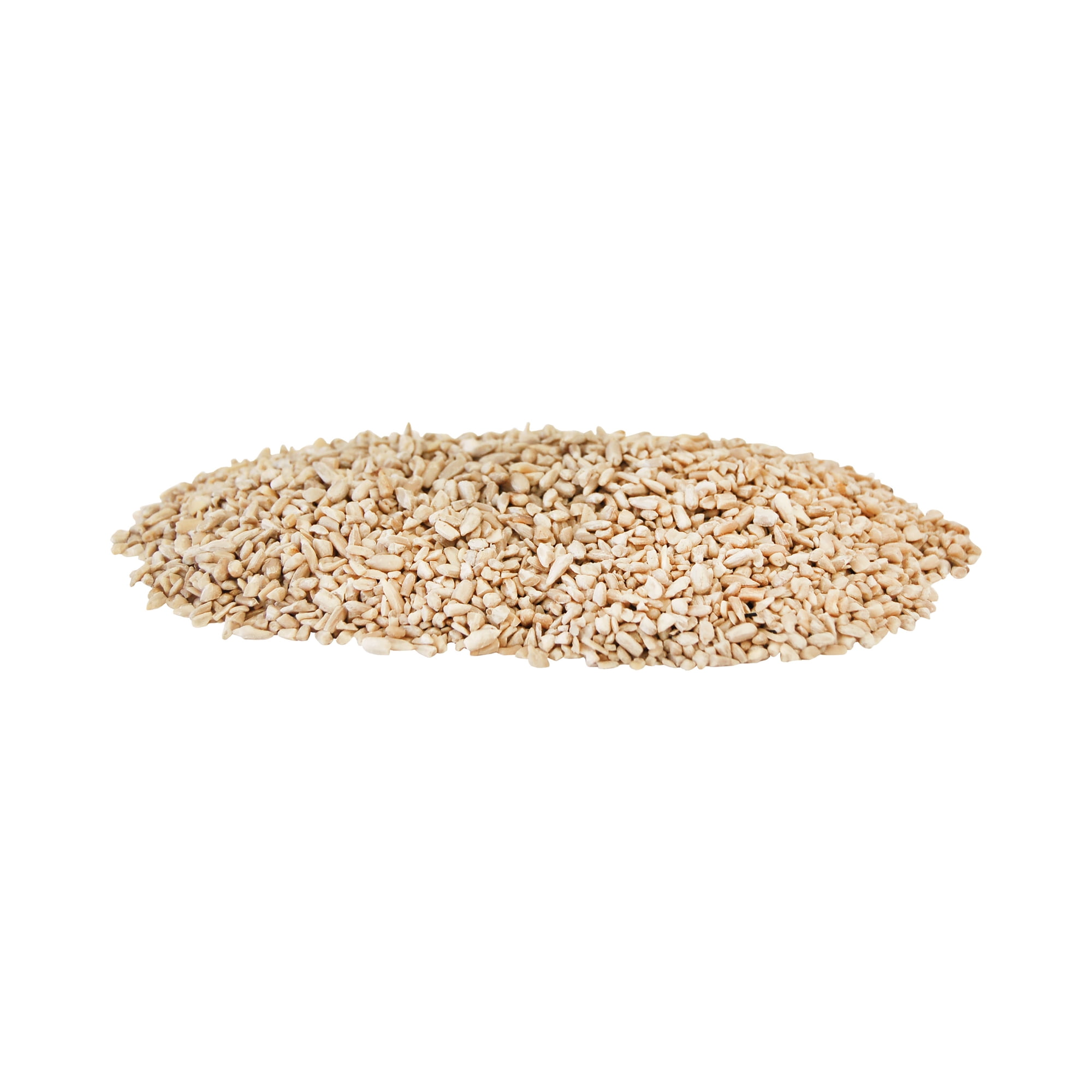 Medium Sunflower Chips Bird Seed, 25 lbs. | Premium Hulled Sunflower Hearts for Wild Birds | No-Waste Bird Food for Tube, Hopper, or Tray Feeders | Favorite Feed for Finches, Chickadees & Cardinals