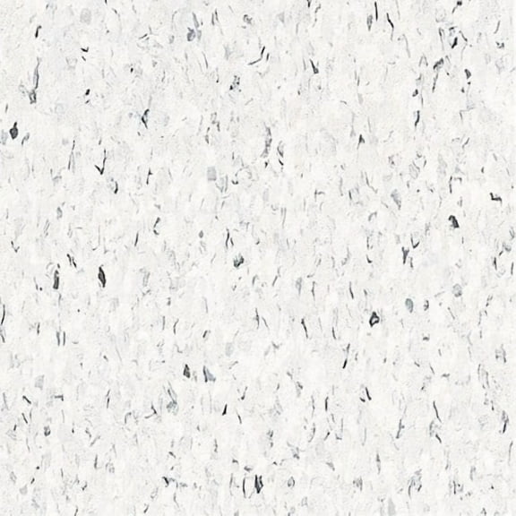 Armstrong 52513031 Vinyl Floor Tiles,12 In W,Cirque White, Pk45