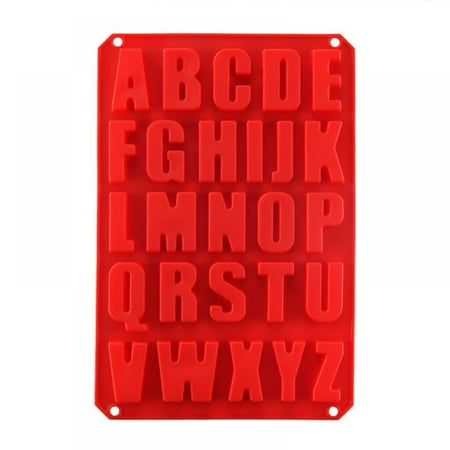 

Clearance Silicone Letter Cake Mold Without BPA Non-stick Chocolate Mold Soft Easy To Release Decorated Baking Utensils Good DIY Ice Tray