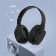 thumbnail image 5 of Meggemo Over Ear Bluetooth Headphones TF Card Wired Wireless Modes Heavy Bass Smart Noise Canceling HIFI Large Speaker Long Battery Life Zero Latency for Music Gaming, 5 of 7