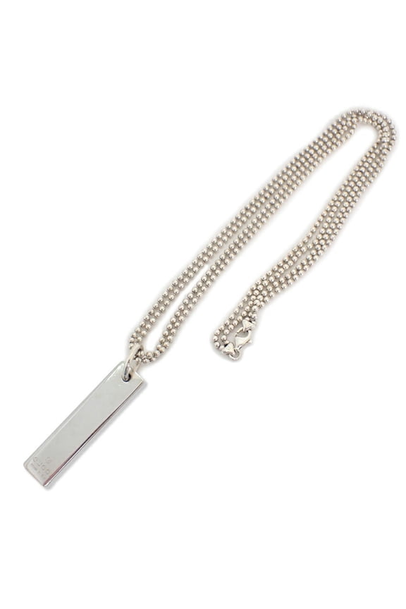 Pre-Owned GUCCI 925 Double Ball Chain