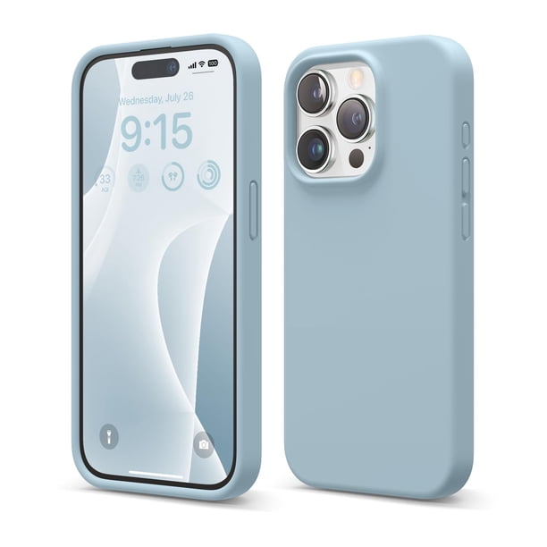 Funda protectora Elago compatible con iPhone 15 Pro, color azul cielo