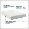 thumbnail image 3 of AllerEase Maximum Mattress Cover Protector Twin- Zippered, Waterproof, Allergen Barrier, 3 of 10