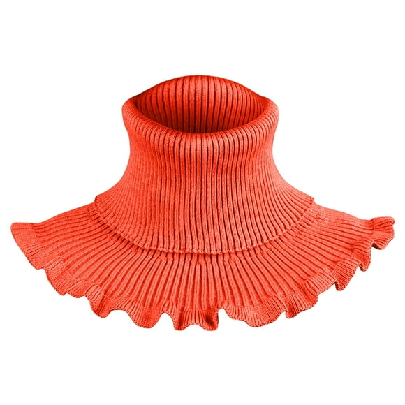 FADAACAI Scarf for Women Winter Collar-Warm Ladies Turtleneck Artificial Turtleneck-Turtleneck-Detachable Knit Scarf Blanket Scarf Scarves for Women Lightweight Clearance!
