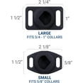 thumbnail image 4 of GoTags Engraved Airtag Dog Collar Holder, Personalized Airtag Case for Pet Collar, Up to 4 Lines of Custom Text, Airtag Slide On Tag for GPS Dog Tracker, Track Dogs with Apple iPhone, 4 of 8