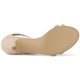 thumbnail image 5 of Sandalias de correa de tobillo Allegra K Zapatos Tacón Bajo de Aguja para Mujeres Beige 40, 5 of 6