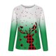 thumbnail image 4 of Pntutb - Camiseta de manga larga con cuello redondo y estampado de ciervos en 3D para mujer Pntutb Pntutb-5487, 4 of 5