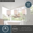 thumbnail image 6 of Robey 3 Light Polished Nickel Transitional Bathroom Vanity Fixture White Glass, 6 of 11