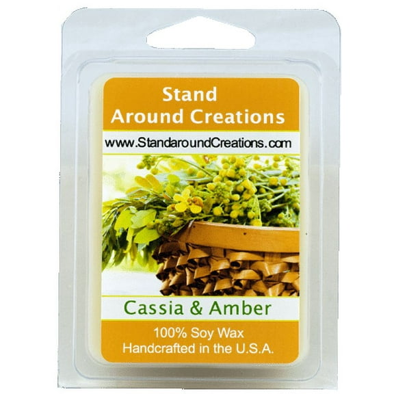 CASSIA & AMBER WAX MELT 3-OZ.
