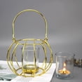thumbnail image 2 of Candelero de decorativo Portave taza de C_Golden Gloria Candelabro de jaula de pájaros de hierro, 2 of 9