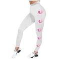 thumbnail image 3 of Fiaer Womens Leggings Lined Yoga Pants Oversized Thermal High Waisted Thickened Stretch Comfort Solid Color Workout Trousers White XL, 3 of 4