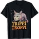 thumbnail image 1 of Camiseta divertida para gatos Troppi Meme Brainrot Humor Gen Z, 1 of 2