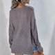 thumbnail image 5 of Puntoco Suéter Mujer Moda Casual Sólido V-Cuello Manga Larga Suéter De Punto Tops Navidad Liquidación Puntoco Puntoco-247, 5 of 8