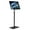Black, variant on Sign Stand Holder Menu Stands for Display Adjustable Pedestal Heavy Duty Poster Stand with Square Metal Base,Floor Standing Indoor Display Holder