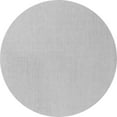 thumbnail image 1 of Ahgly Company Indoor Round Solid Gray Modern Area Rugs, 3' Round, 1 of 4