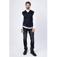 thumbnail image 2 of Barabas Men's Shiny Sleeveless Fisherman Knitted Sweater Vest WV201, 2 of 11