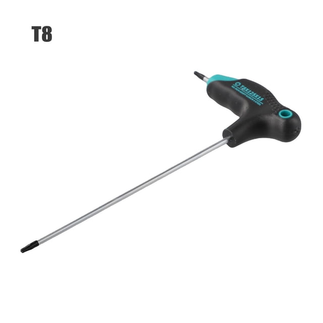 1 Pce Tournevis Torx avec Tête Magnétique pour Réparation d'Appareil Ménager T6-T45 avec Trou Poignée Torx Clé Outils de Réparation Ménagers T8