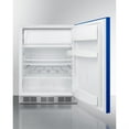 thumbnail image 3 of Summit Brf611whada 24 Inches Wide 5.1 Cu. Ft. Compact Refrigerator And Freezer Combo - Blue, 3 of 5