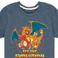thumbnail image 3 of Pokémon - Charmander See The Evolution - Youth Short Sleeve Graphic T-Shirt, 3 of 5