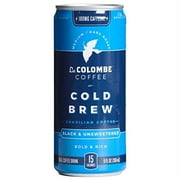 La Colombe Brazilian Cold Brew - 9 Fl. Oz. 4 Pack - 100% Arabica, Single-Origin, Cold Pressed Espresso Coffee, 15 Calories, Double-Filtered, Bold & Rich Coffee, 120mg Natural Caffeine