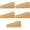 Orange, variant on SKYPRO L x W x H 93x40x27mm Door Stopper Wedge High Quality Rubber White 5 Piece