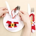 thumbnail image 4 of Teissuly Christmas Decorations Black X Friday Christmas Tableware Set Christmas Small Clothes Small Pants Desktop Decoration Gift, 4 of 8
