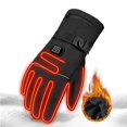thumbnail image 1 of Guantes calefactables para hombres y mujeres, 2022 guantes calefactables recargables de 4000 mAh, guantes eléctricos, guantes calefactables con batería, guantes calefactores impermeables con, 1 of 5