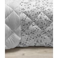 thumbnail image 3 of Modern Down Alternative Comforter, Modern Geometric Shapes Polka Dot Tear Drop Forms Pattern Graphic Art Print, Microfiber Quilt for All Season, 5 Sizes, Yellow White Grey, by Ambesonne, 3 of 3
