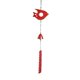 thumbnail image 3 of Campanas de hierro Campana colgante Jardín decorativo Windchime Decoración al aire libre Colgante para ventanas al aire libre Patio trasero , Rojo mayimx carillón de viento, 3 of 9