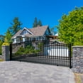thumbnail image 6 of ALEKO Steel Single Sliding 18 x 6 feet Black Driveway Gate Paris Style, 6 of 9